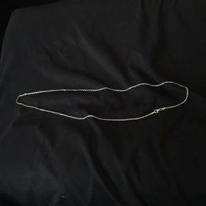 Solid silver chain 22 in